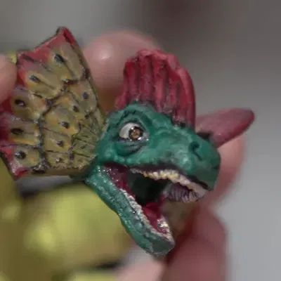 Nắp Xịt Hình Dilophosaurus Ngầu