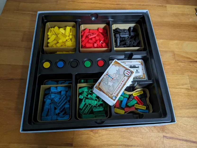 Hộp đựng vé Tàu / Zug um Zug Châu Âu - Image 1