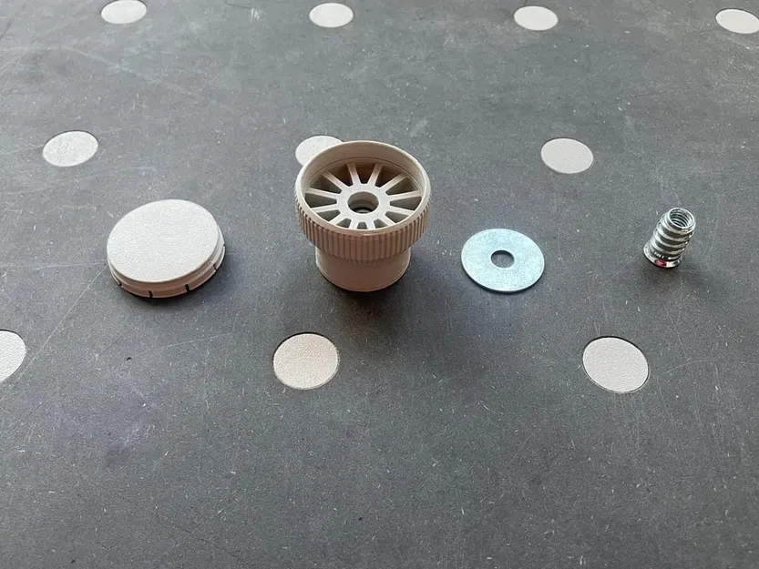 M8 Knob for MFT with threaded insert and washer - Image 3