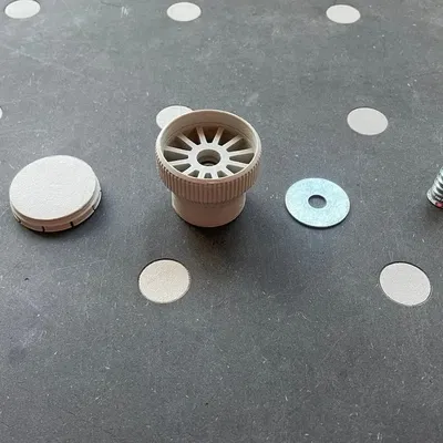 M8 Knob for MFT with threaded insert and washer