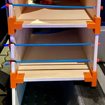 Cục Nối Góc Kệ Giày Bậc Bước Xe VW T5/6