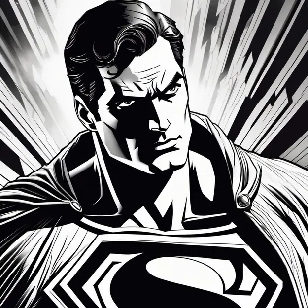 Superman - Tranh Sơn Dầu Bằng Filament - Image 1