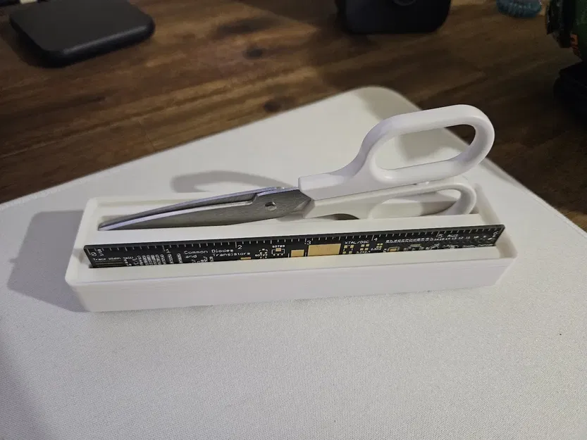 Hộp Đựng Thước Muji & Thước 15cm Chuẩn Gridfinity - Image 1