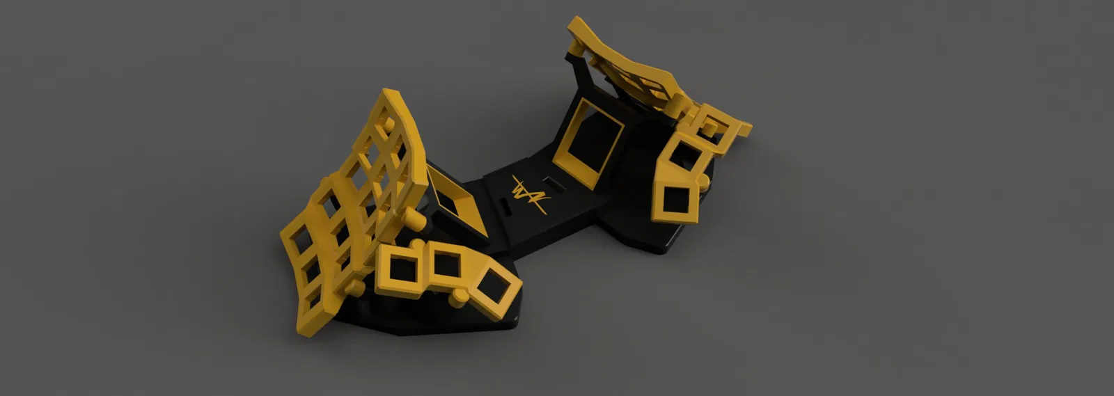 Bàn phím Monoblock Dactyl Manuform Edgerunners Edition - Image 1