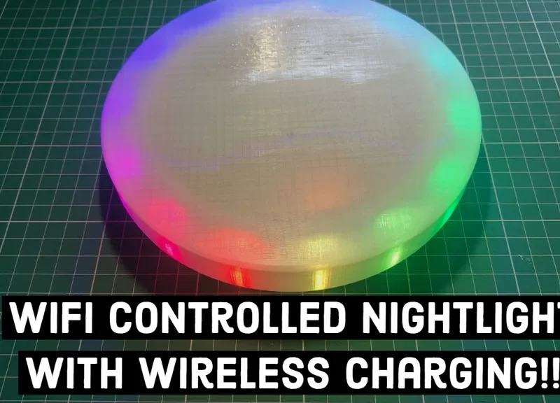 Đèn ngủ điều khiển WiFi kèm sạc không dây!!