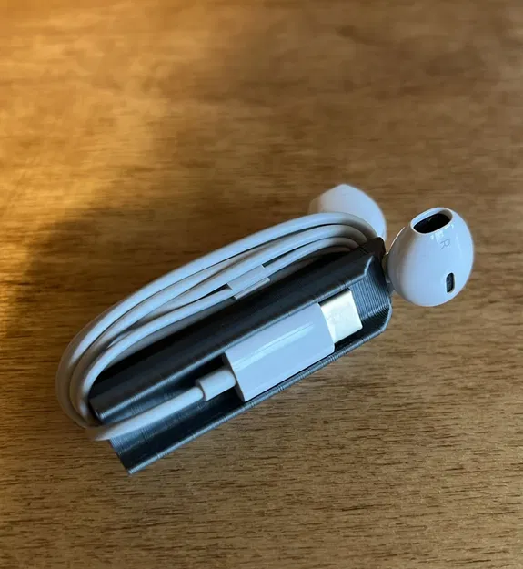 Giá đỡ, quấn tai nghe Apple earpods / earbuds (USB-C) - Image 1