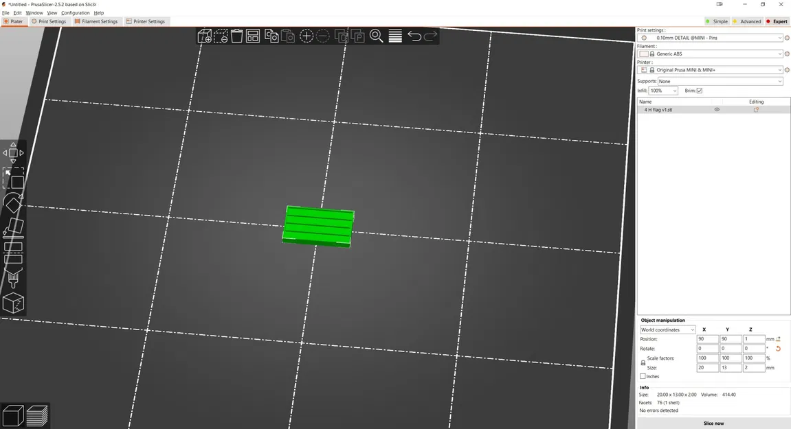 4 bar pride enamel pin - Image 2