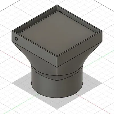 Nắp chặn cho ống gió mềm 4 inch