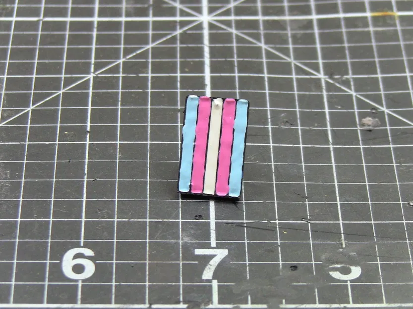 Ghim cài 5 thanh màu cờ Pride - Image 1