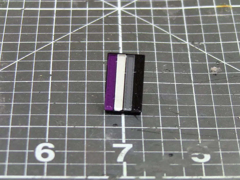 4 bar pride enamel pin - Image 3