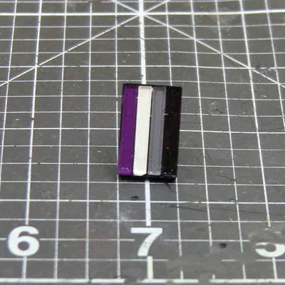 4 bar pride enamel pin