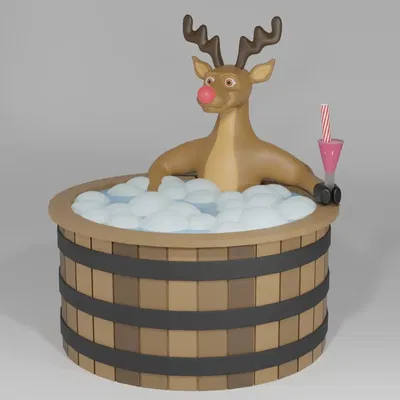 Hot Tub Rudolph