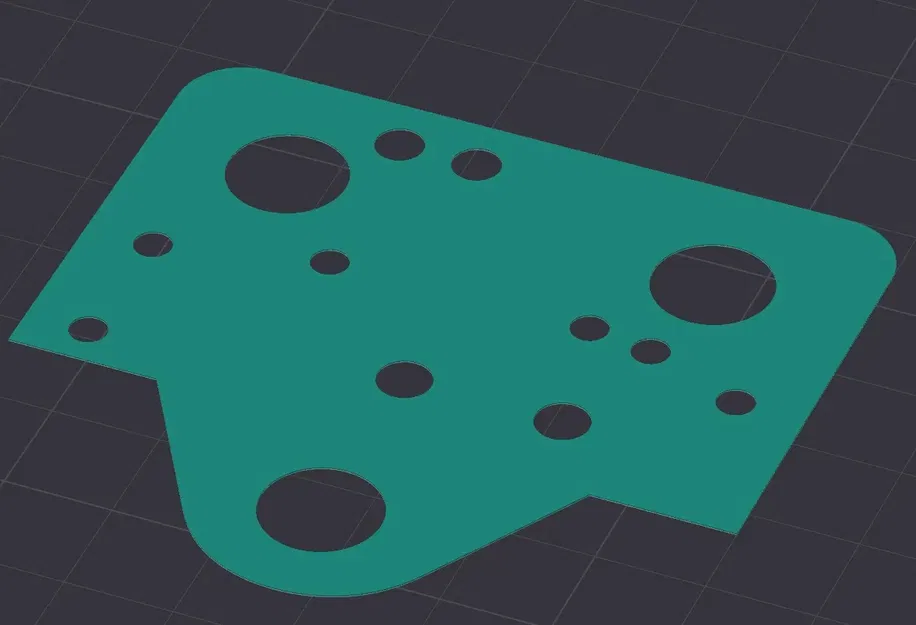 Bản mẫu đế gắn đầu đùn Tronxy XY-2 PRO 2E - Image 1