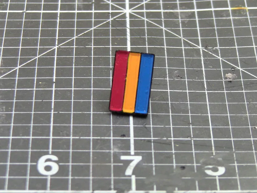 Ghim cài áo 3 sọc cầu vồng - Image 4