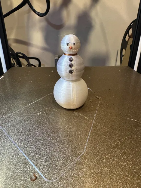 Cute Snowman with a Top Hat - Image 4