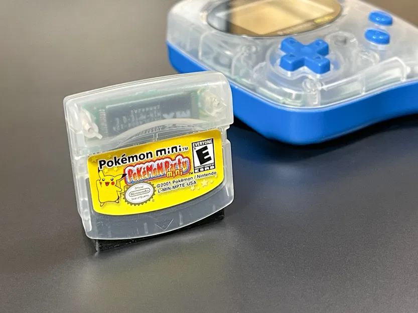 Minimal Pokémon mini Cartridge Display Stand - Image 1