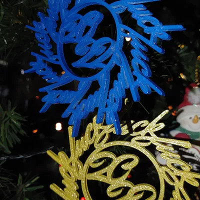 Bông Tuyết Chữ Tùy Chỉnh