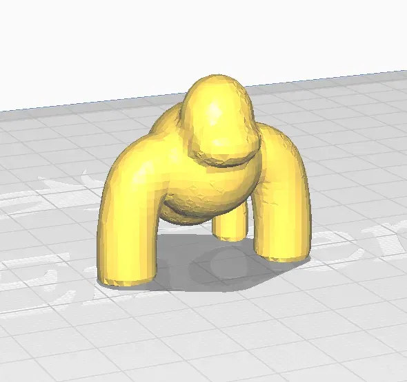 Khỉ đột Low Poly - Image 1