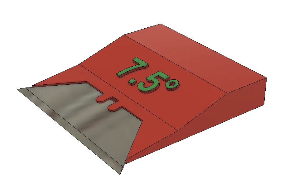 Utility Blade Sharpening Block - F360 - Image 1