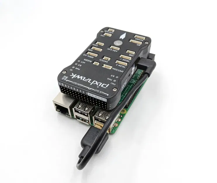Kệ Pixhawk + Chân đế Pi của Blue Robotics - Image 2