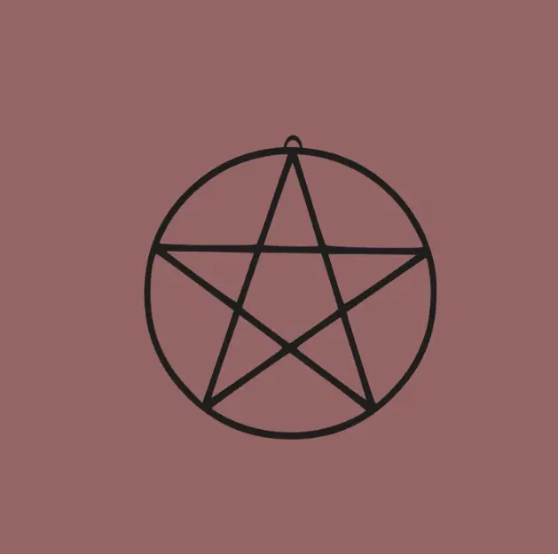 Bông Tai Ngôi Sao Lửa (Pentagram) Nóng Bỏng - Image 1