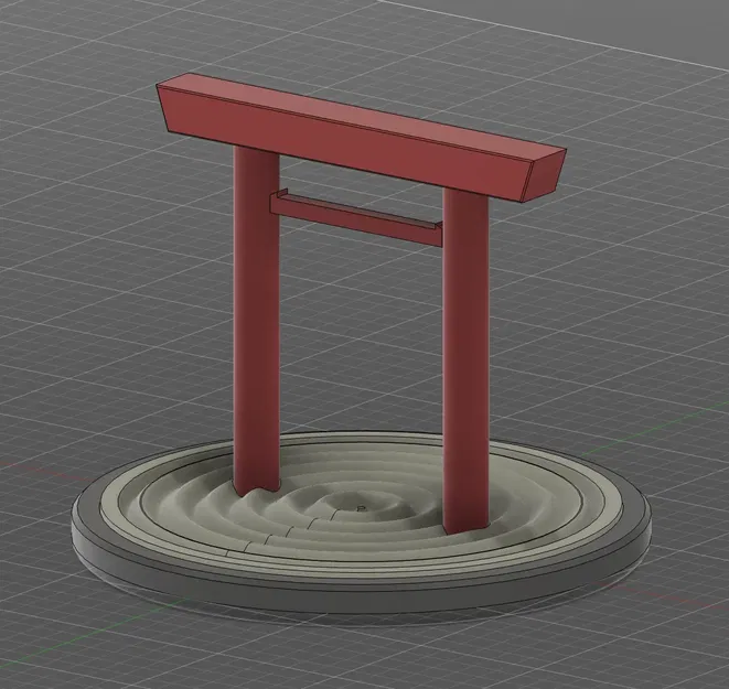 Cổng Torii Trên Vườn Cát - Image 1