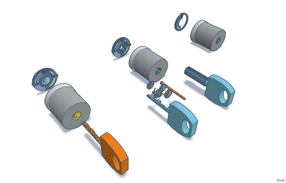 Cơ Chế Khóa Bảo Mật Cao Với Khe Chìa Khóa Gắn Kết Theo Vùng - Image 1