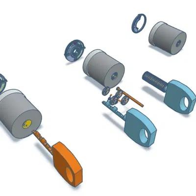 Cơ Chế Khóa Bảo Mật Cao Với Khe Chìa Khóa Gắn Kết Theo Vùng