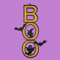 BIỂN CHỮ BOO HALLOWEEN CÙNG PHÙ THỦY VÀ DƠI - Thumbnail 1