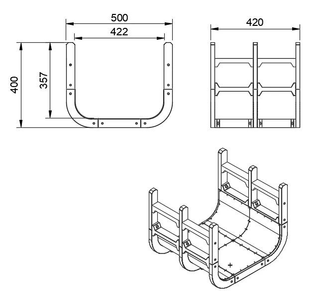 Giỏ đựng củi "Kos na drevo ..." - Image 2