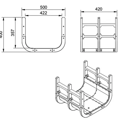 Giỏ đựng củi "Kos na drevo ..."