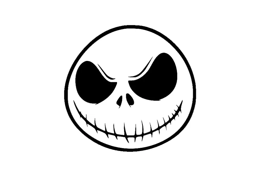 Đế lót ly hình mặt Jack Skellington - Image 2