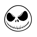 Đế lót ly hình mặt Jack Skellington - Thumbnail 2