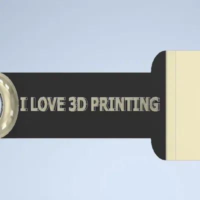 Cái cạp cạp I love 3D Printing