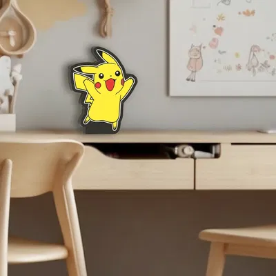 Hộp đèn LED Pikachu Nhảy 3D