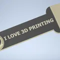 Cái cạp cạp I love 3D Printing - Thumbnail 3
