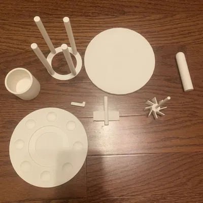 Bảng pha màu có máy khuấy và chân đế