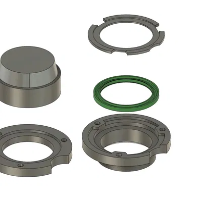 Chống bụi Vòng bi côn Máy tiện Mini + phụ kiện