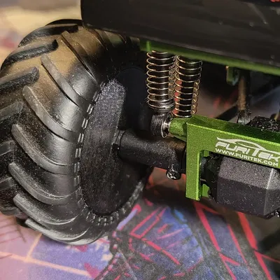 Mâm Bánh Xe Monster Jam Tỉ Lệ 1/24 Có Gắn Đai Ốc Lục Giác 7mm