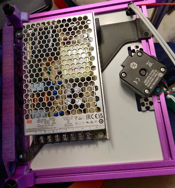 Power supply unit screw-on bracket for Voron0.1 or Voron0.2 - Image 2