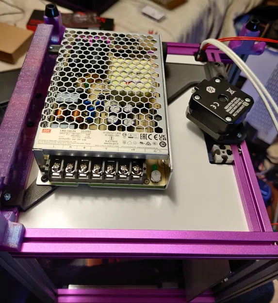 Power supply unit screw-on bracket for Voron0.1 or Voron0.2 - Image 3