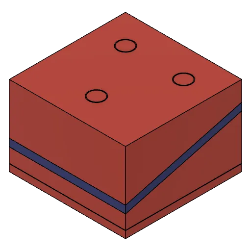 Bài toán 3 điểm - Mô hình đơn giản - không có địa hình - Image 1