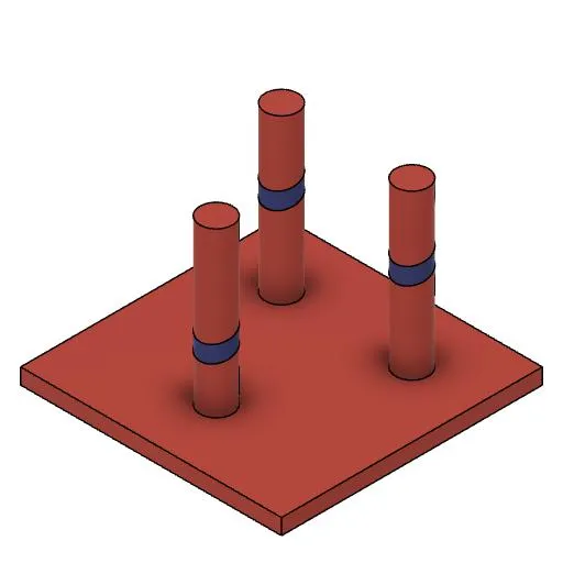 Bài toán 3 điểm - Mô hình đơn giản - không có địa hình - Image 2