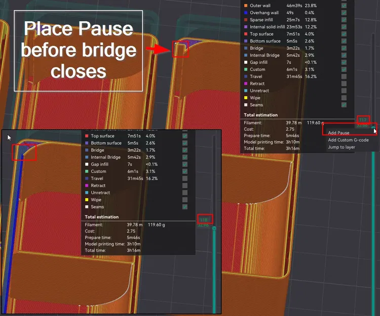 Window Devider Bin with Glass Insert Gridfinity | 1, 2, 3 Spaces | HSW, Skadis - Image 4