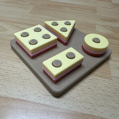 Montessori Sort Shape - Đồ Chơi Phân Loại Hình Học