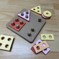Montessori Sort Shape - Đồ Chơi Phân Loại Hình Học - Thumbnail 2