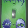NẮP CÔNG TẮC ĐÈN HÌNH LOGO RICK AND MORTY - Thumbnail 1