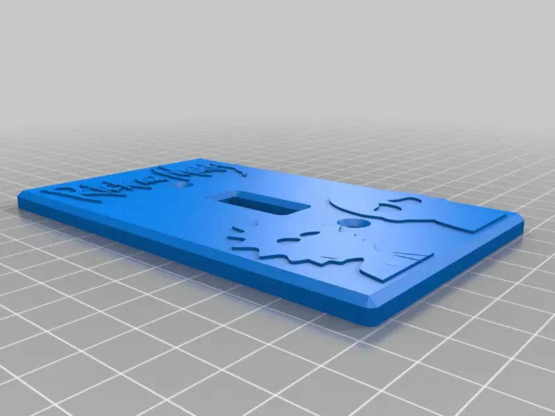 NẮP CÔNG TẮC ĐÈN HÌNH LOGO RICK AND MORTY - Image 2