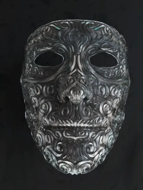 Mặt Nạ Lễ Hội Hoa Văn Cầu Kỳ - Image 2