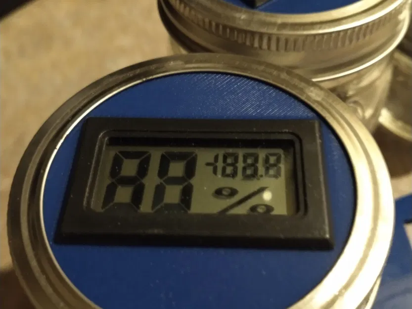 Máy Đo Độ Ẩm - Phiên Bản Hũ Mason Jar - Image 1
